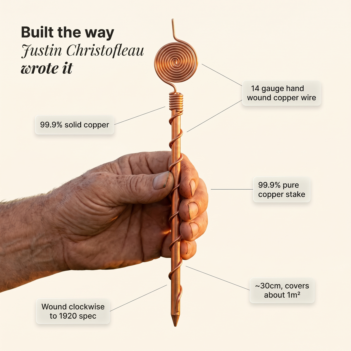 Copper Antenna – product view 2