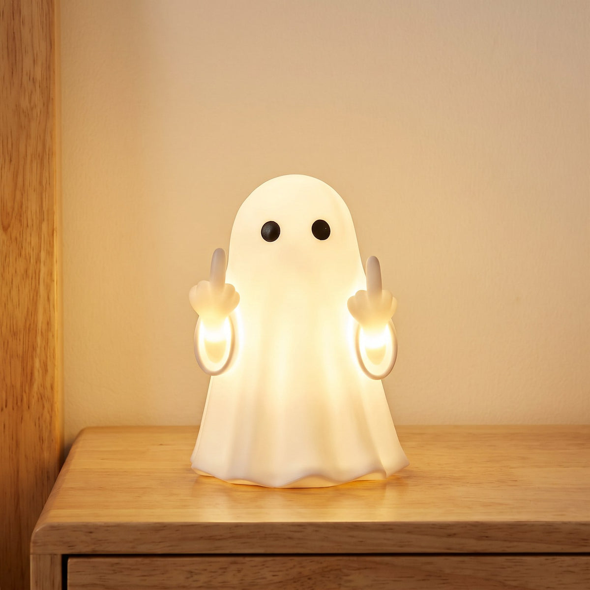 Middle-Finger Ghost LED Accent Lamp — product view
