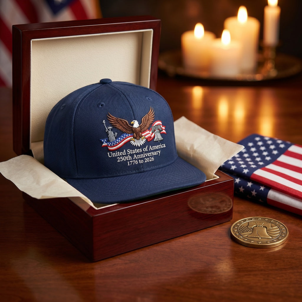 Tom's handcrafted 250th Anniversary Patriot Cap