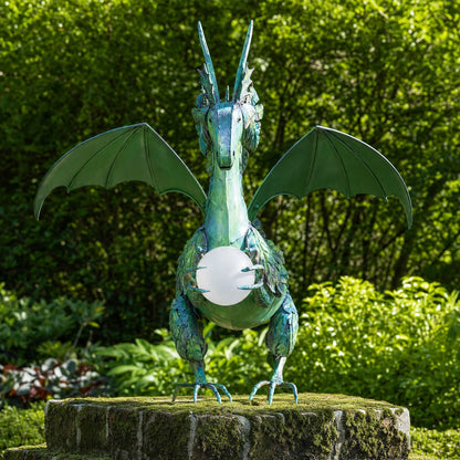 Green Solar Pearl Dragon Lamp