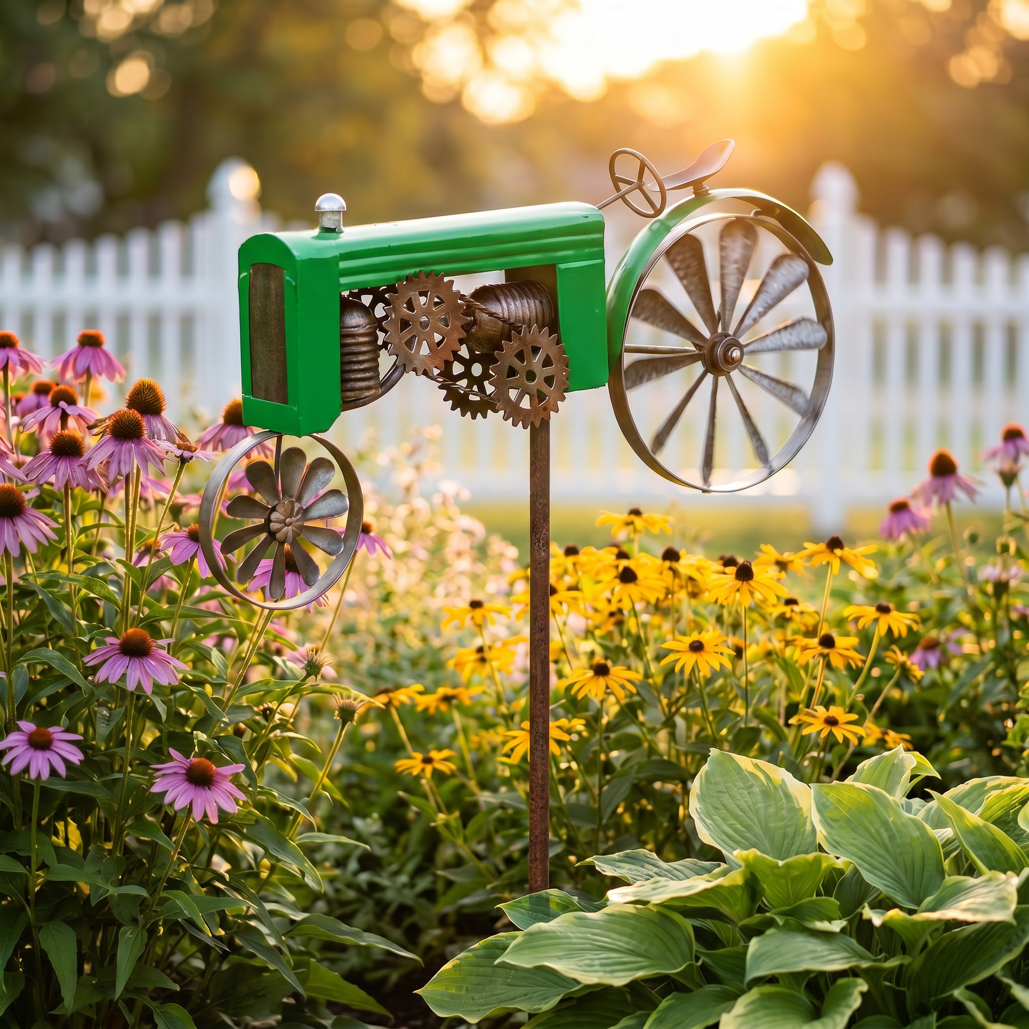 Heritage Tractor Wind Spinner