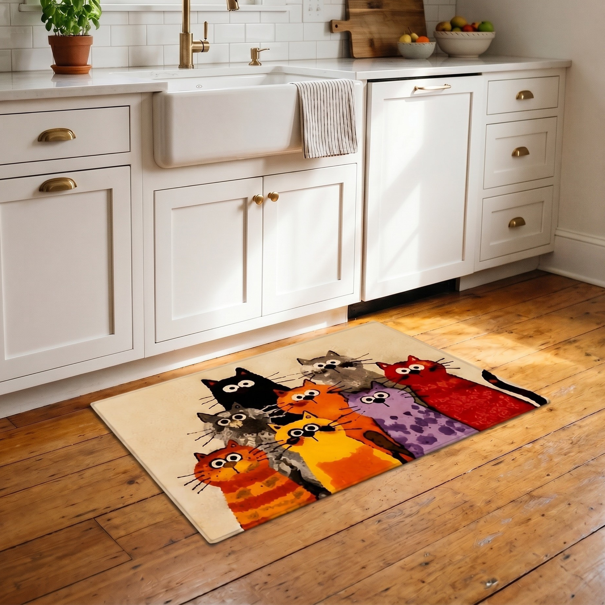Edith's Handmade Cat Rug