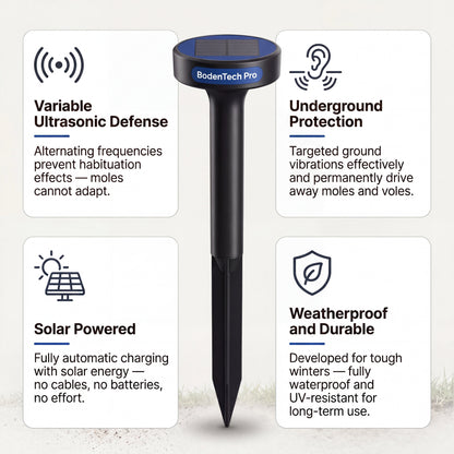 BodenTech Pro - The Solar-Powered Yard Protection