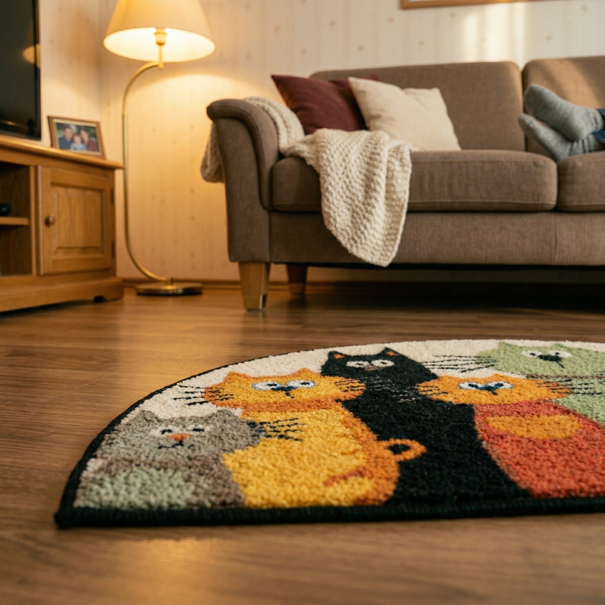Edith's Handmade Cat Rug