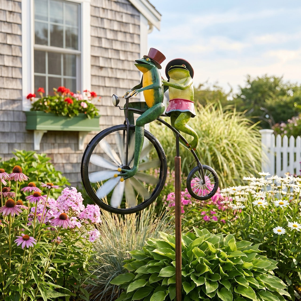 Vermont Whirligig - Handcrafted Tin Garden Wind Spinner