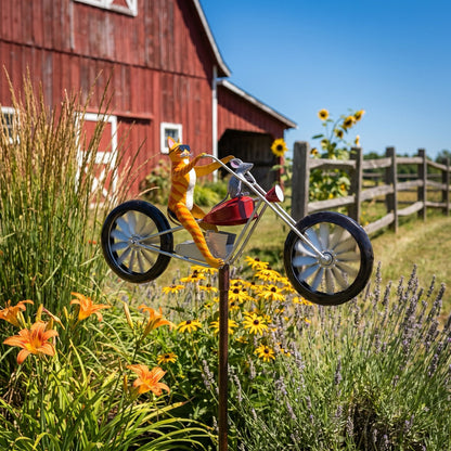 Vermont Whirligig - Handcrafted Tin Garden Wind Spinner
