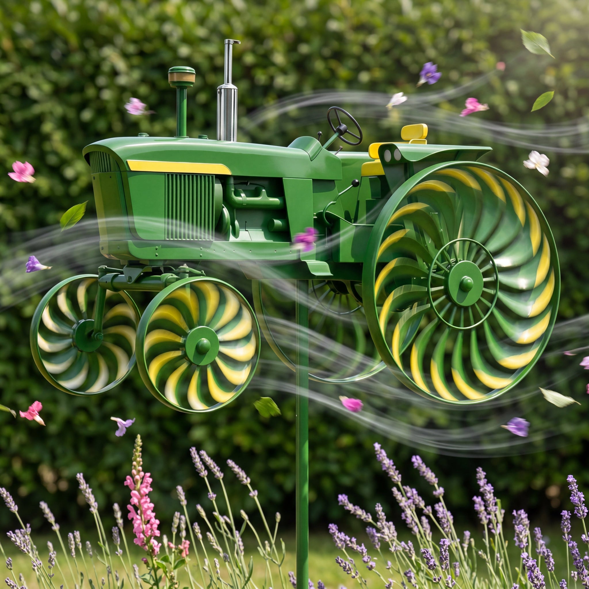 Earl's Handmade Tractor Wind Spinner