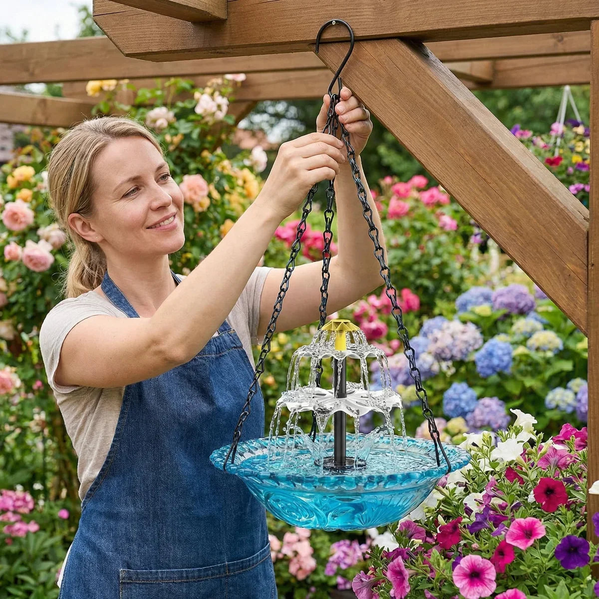 SunSpring Solar Bird Fountain
