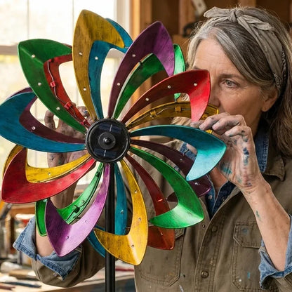 Mara's Solar Flower Wind Spinner