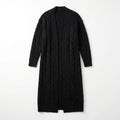 Cable Knit Duster Cardigan – Black