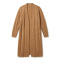Cable Knit Duster Cardigan – Camel