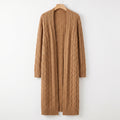 Cable Knit Duster Cardigan – Camel