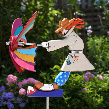 Coastal Breeze Handcrafted Wooden Whirligig