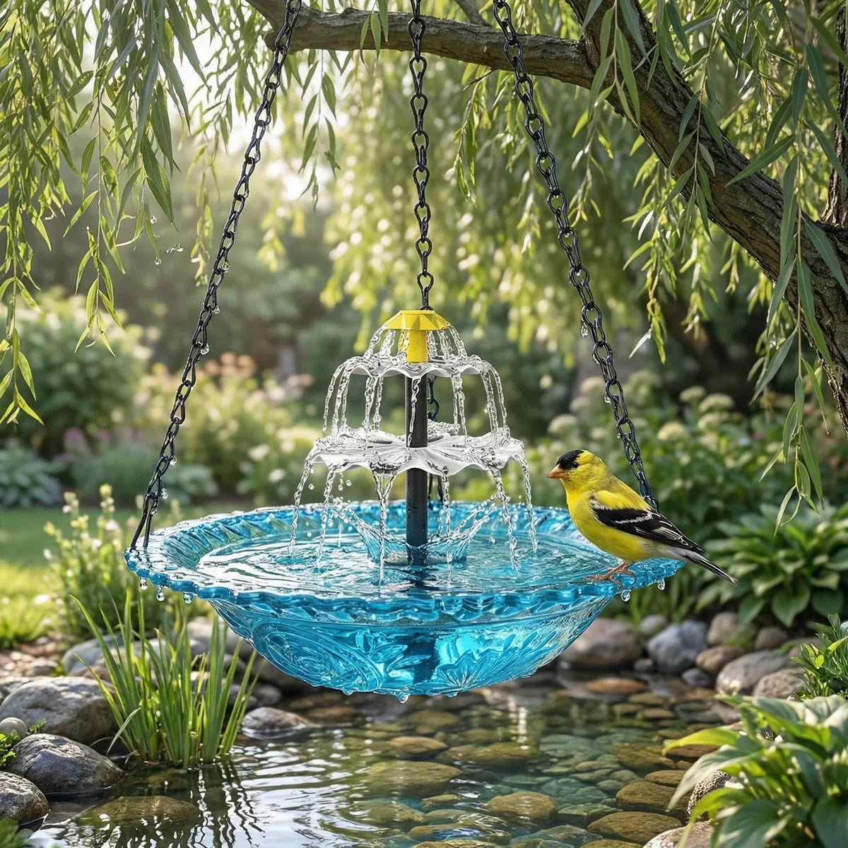 SunSpring Solar Bird Fountain