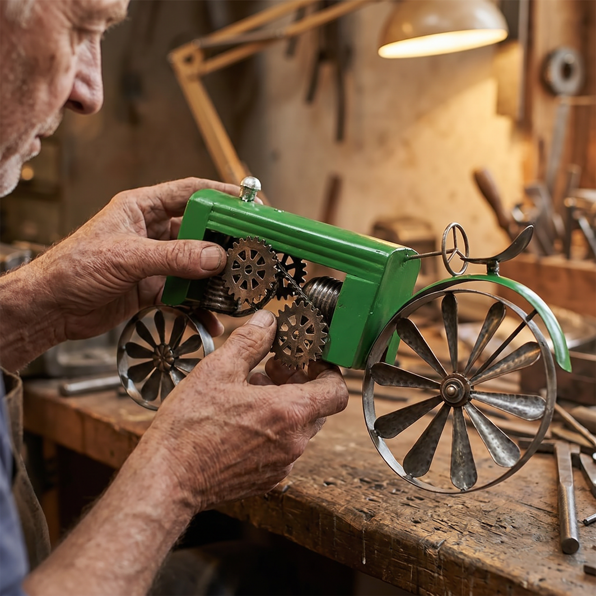 Heritage Tractor Wind Spinner