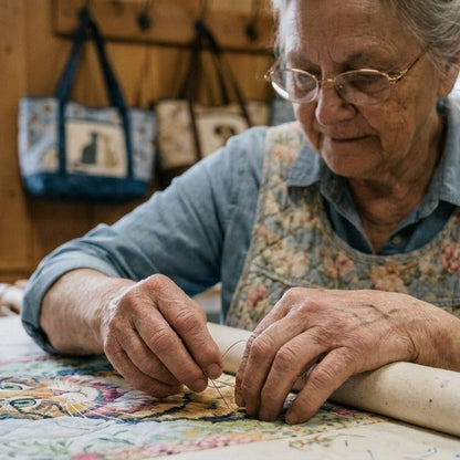 Ellie Mae's Handquilted Weekender