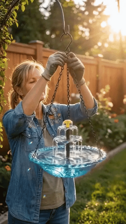 SunSpring Solar Bird Fountain