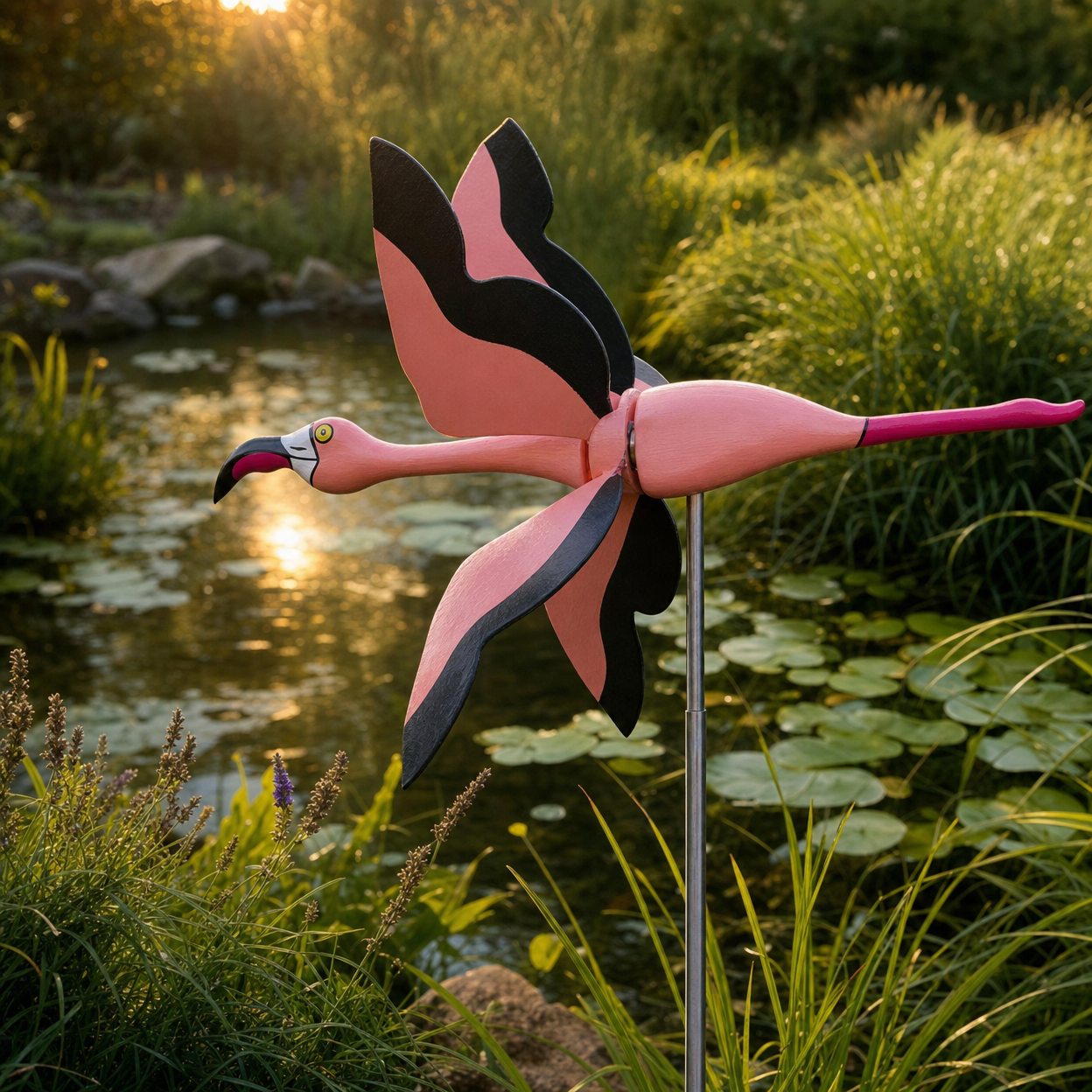 Coastal Breeze Handcrafted Wooden Whirligig