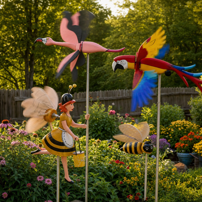 Coastal Breeze Handcrafted Wooden Whirligig