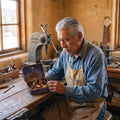 Nativity Scene Tin — square portrait view
