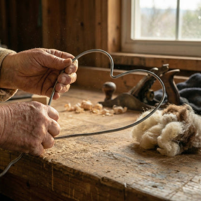 Carol's Alpaca-Wool Nesting Heart