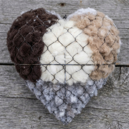 Carol's Alpaca-Wool Nesting Heart