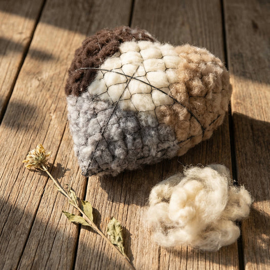 Carol's Alpaca-Wool Nesting Heart