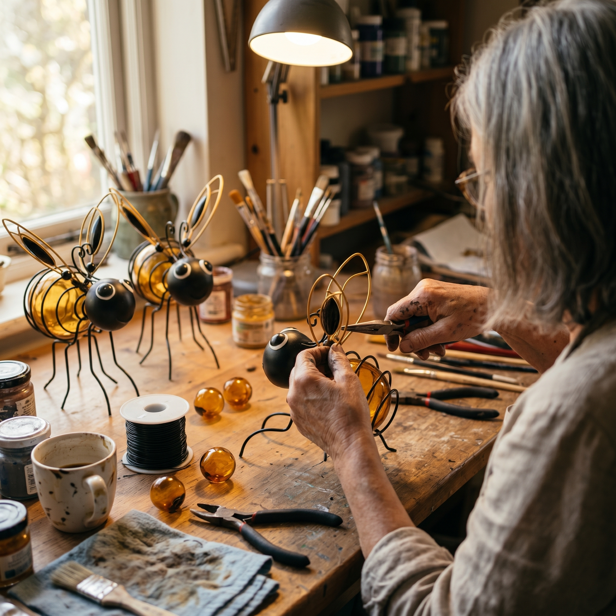 Dot's Handmade Bee Lantern