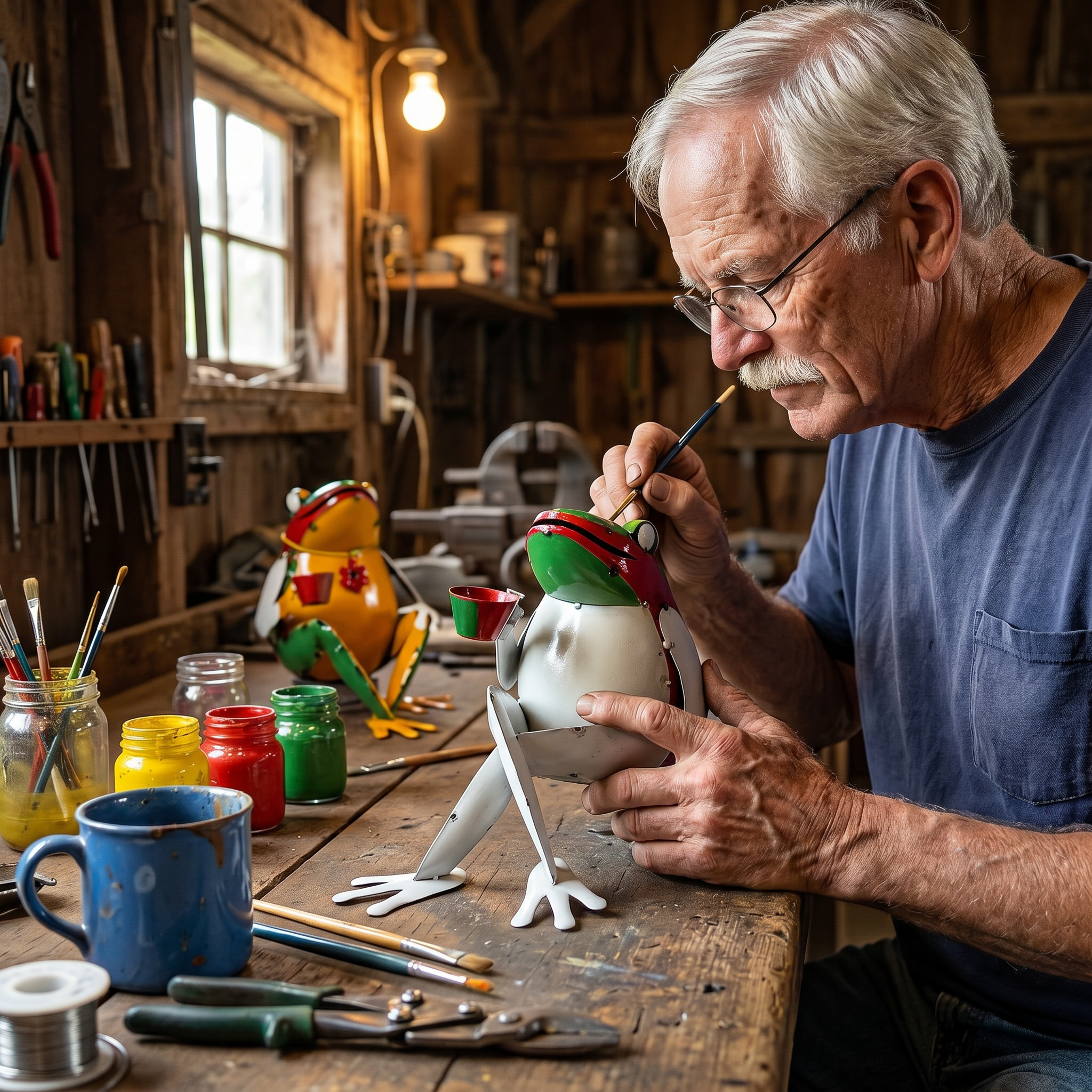 Russell's Handmade Recycled Vermont Frog
