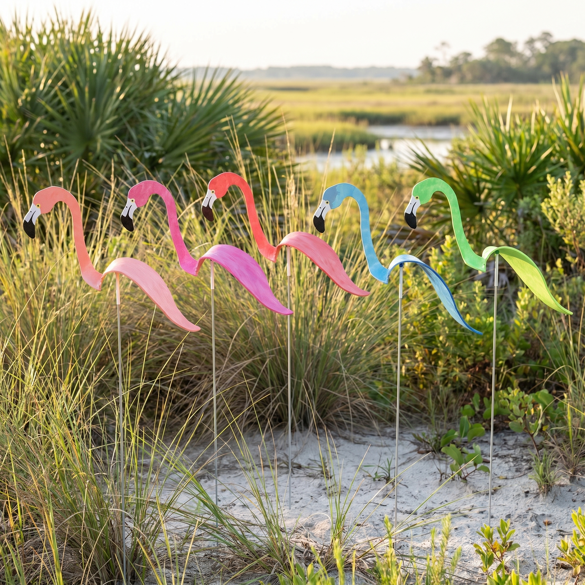 Busters Flamingo Whirligigs