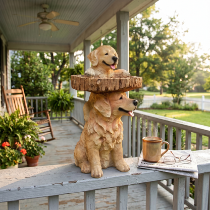 Ellie's Garden Statue's with Bird Feeder Basin