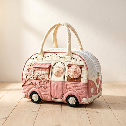 Maggie's Handquilted Hippie Bus Weekender
