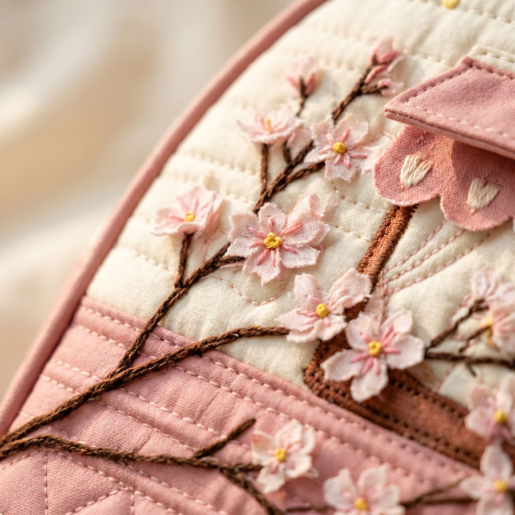 Maggie's Handquilted Hippie Bus Weekender
