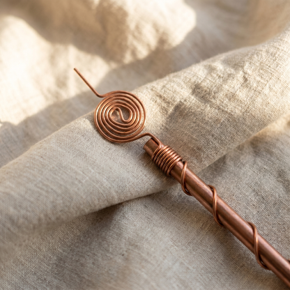 Henri's Plant-Boosting Copper Garden Stakes (Set of 3)
