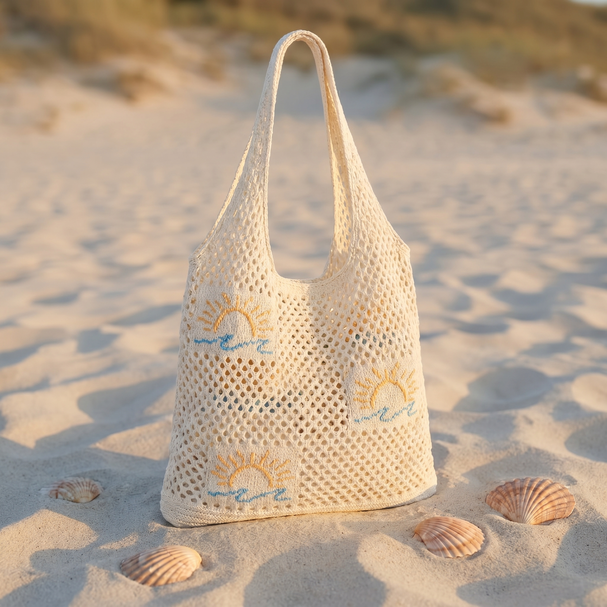 Ellie's Hand-Crocheted Beach Bags