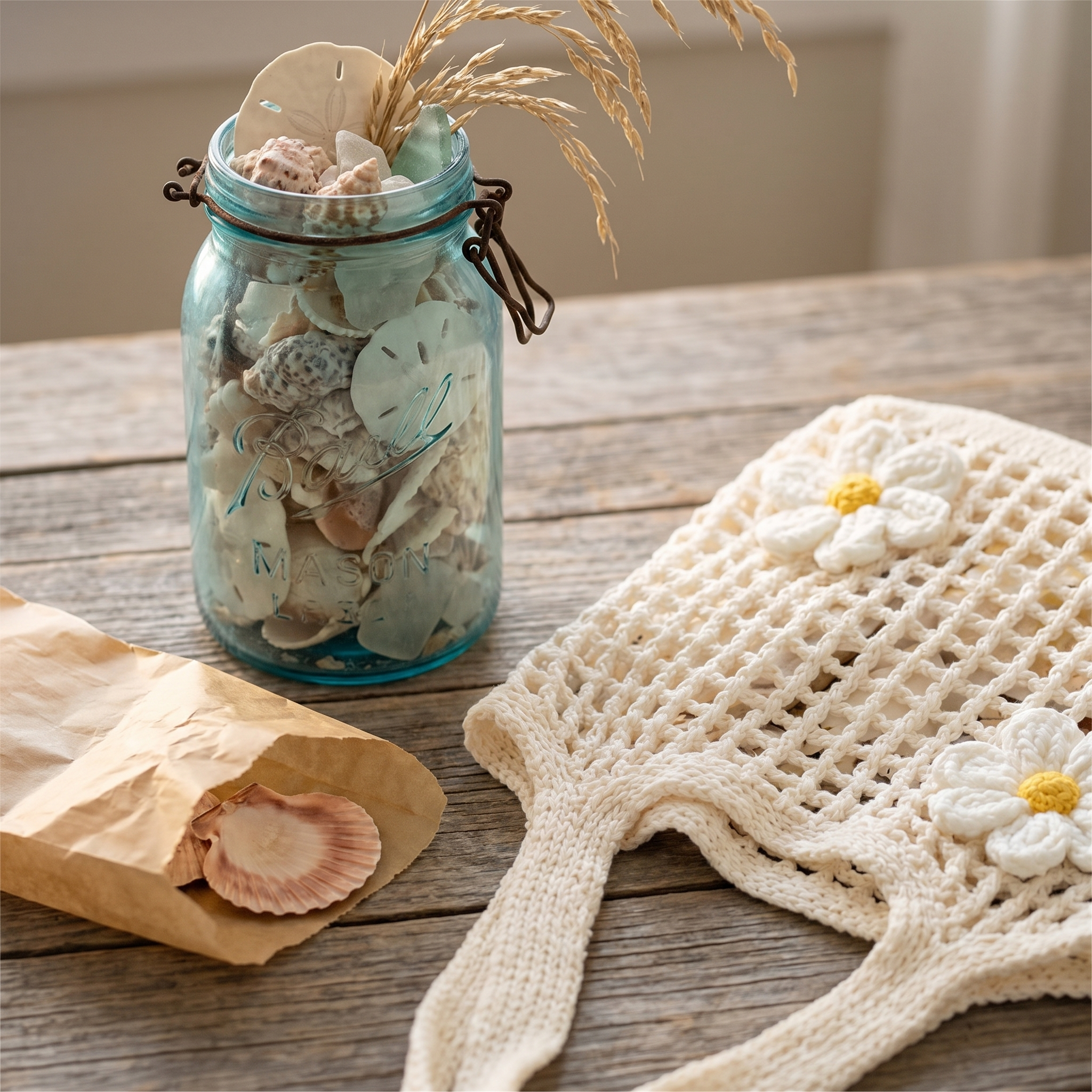 Ellie's Hand-Crocheted Beach Bags