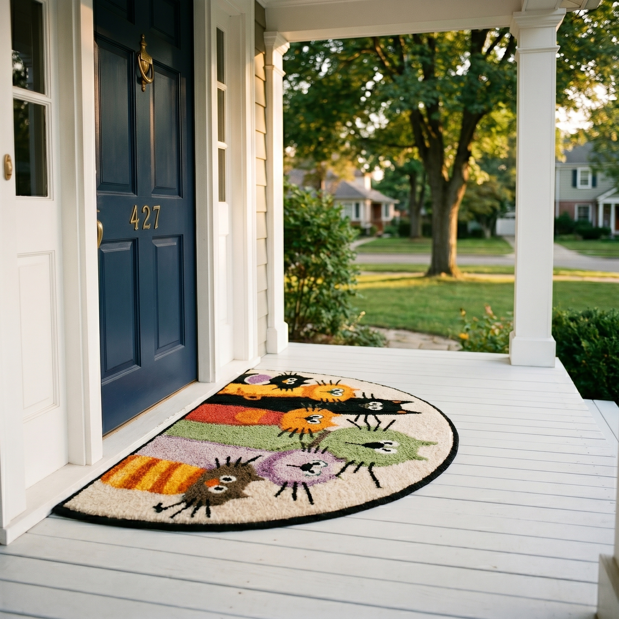 Edith's Handmade Cat Rug