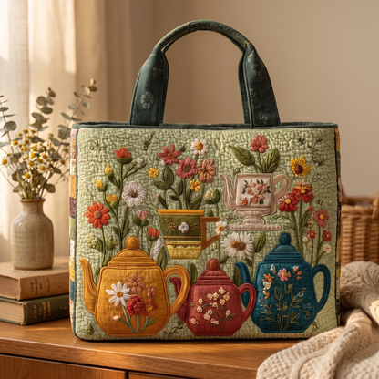 Bonnie's Handquilted Teapot Totes