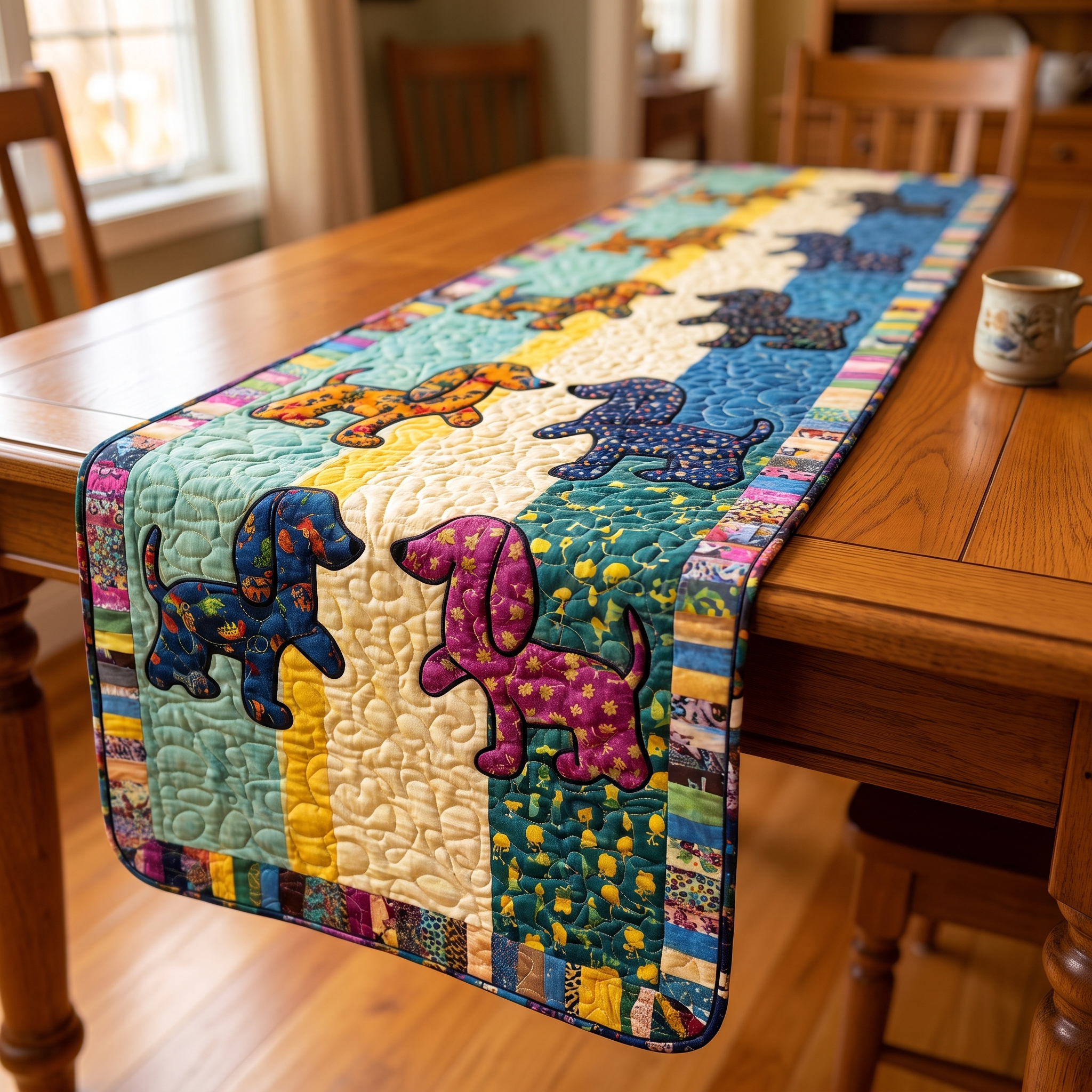 Rosie's Handquilted Table Runners
