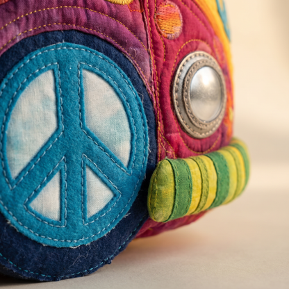 Maggie's Handquilted Hippie Bus Weekender