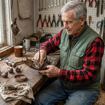 Earl's Handcrafted Bird Bath & Feeder