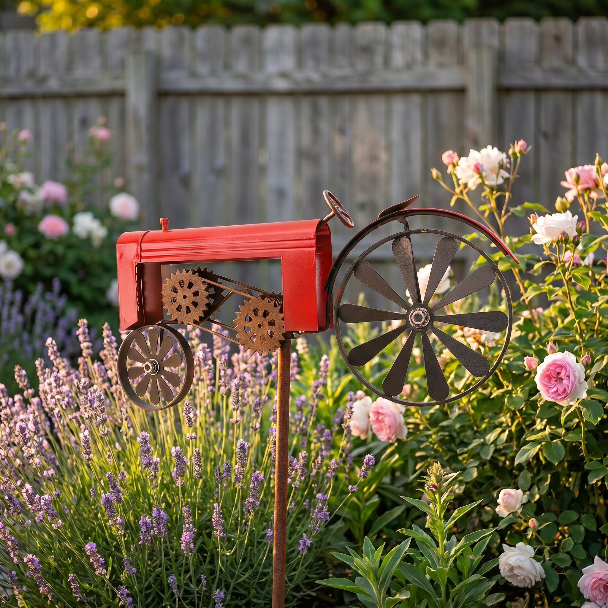 Heritage Tractor Wind Spinner