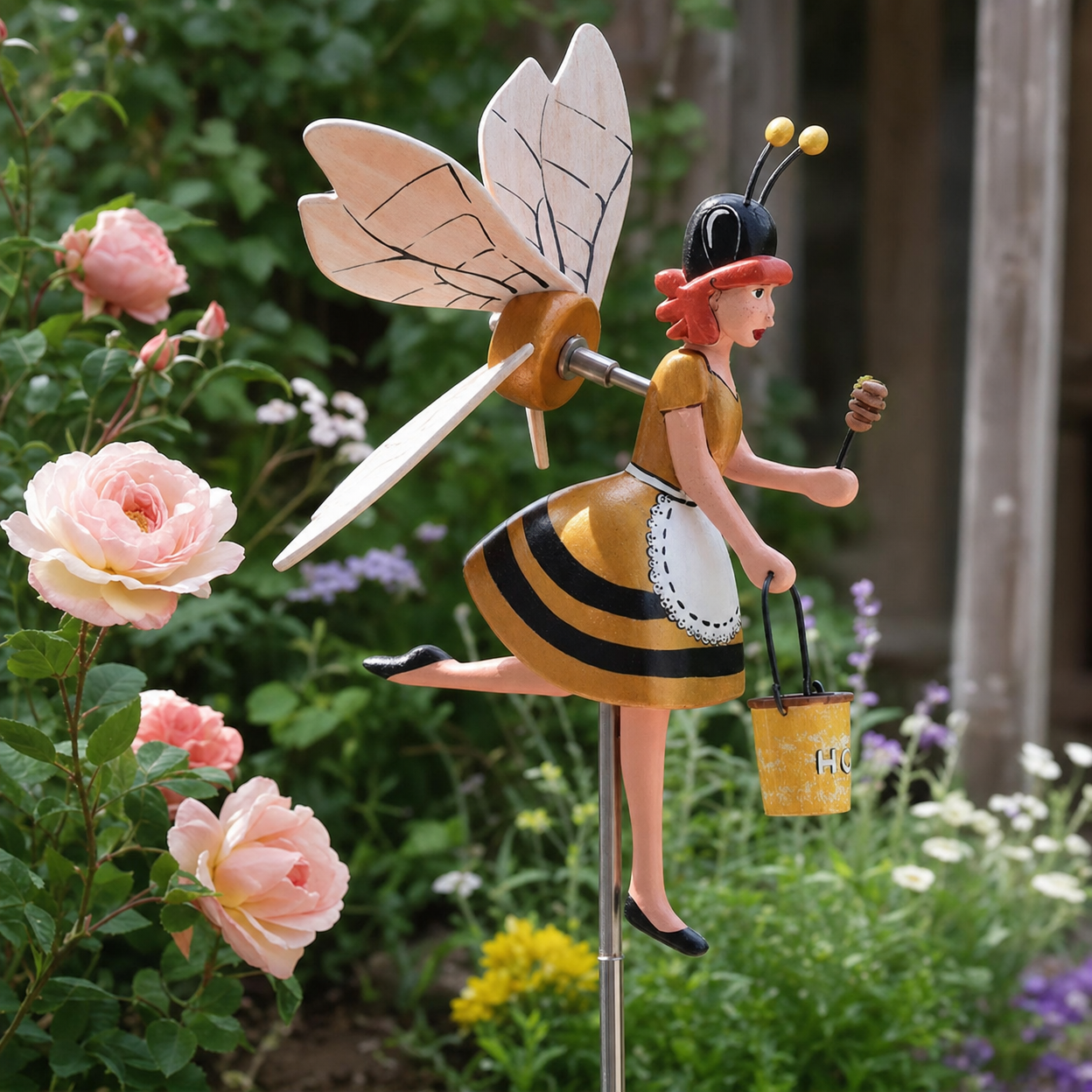 Coastal Breeze Handcrafted Wooden Whirligig