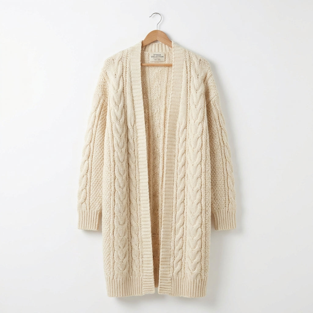 Cable Knit Duster Cardigan