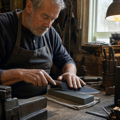 Eli's Handcrafted Black Diamond Knife Set