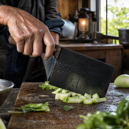 Eli's Handcrafted Black Diamond Knife Set