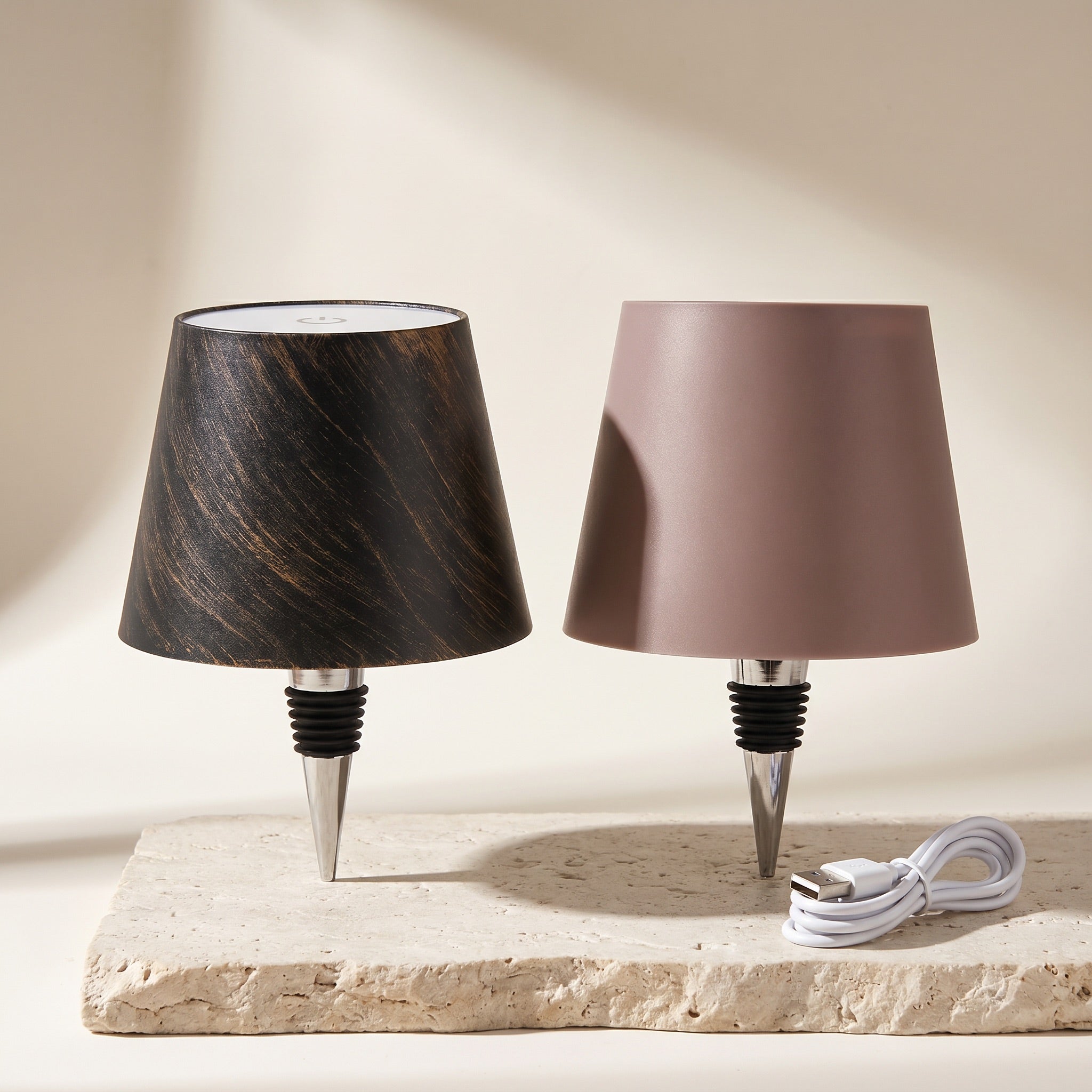 Ray's handcrafted bottle lamp