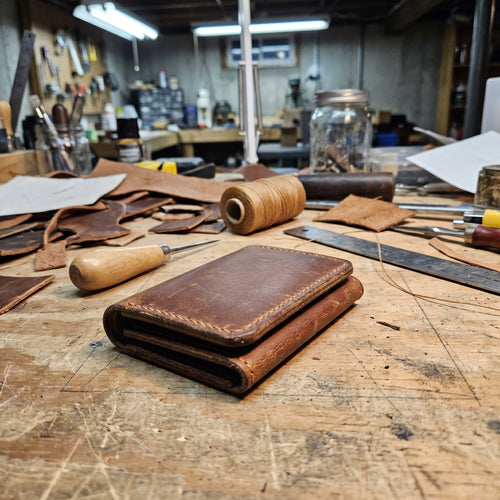Harold's Handcrafted RFID-Shield Leather Wallet