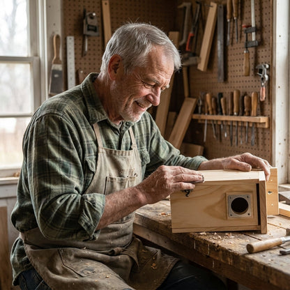 Artie's Handcrafted Bluebird Nesting Box