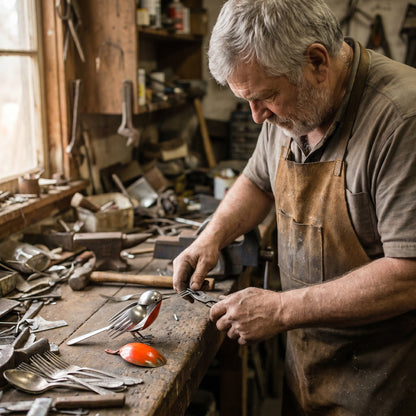 Artie's Handmade Metal Robin